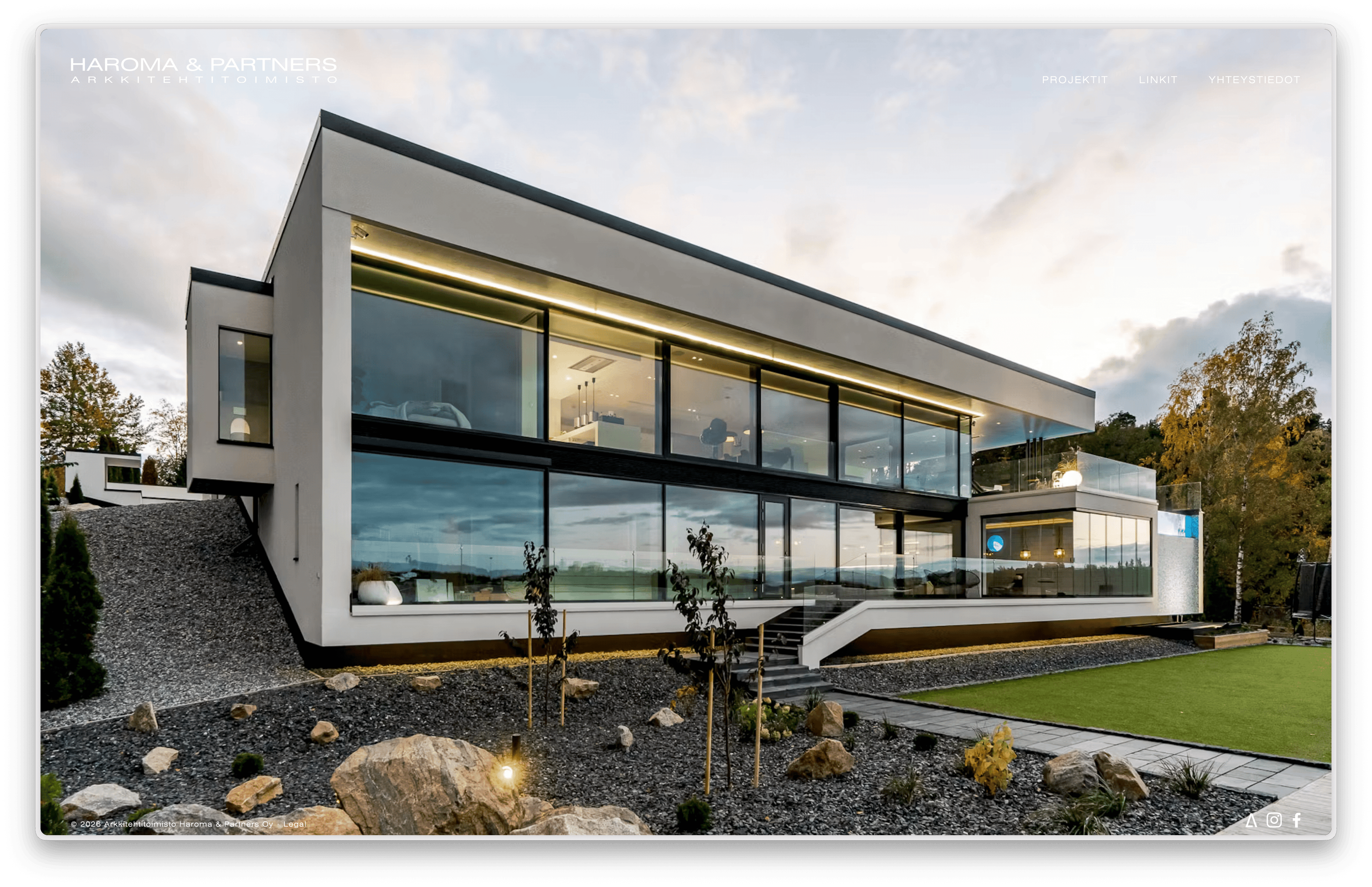 Haroma & Partners – screenshot